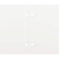 Gazonranden 10 st 15x103 cm koudgewalst staal wit - thumbnail