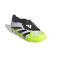 adidas Predator League FT Gras / Kunstgras Voetbalschoenen (MG) Kids Wit Zwart Neongeel - thumbnail