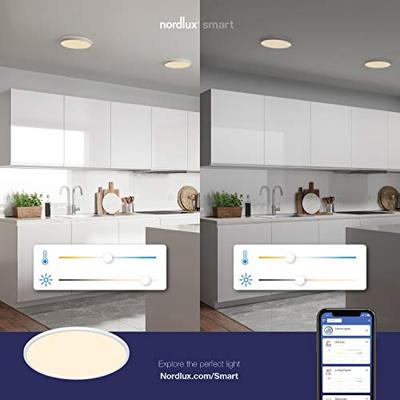 Nordlux LED Plafonniere Oja 60 Smart Light wit 30W 2700K-6500K 60cm - 4806320 - thumbnail