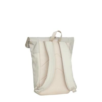 New Rebels Bruce New York Beige 21L Rolltop Rugzak Waterafstotend Laptop 15.6"