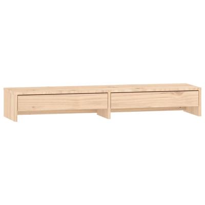 VidaXL Monitorstandaard 100x27x15 cm massief grenenhout VidaXL Monitorstandaard 100x27x15 cm massief grenenhout