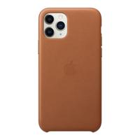 Apple leather case iPhone 11 Pro Max Saddle Brown - thumbnail