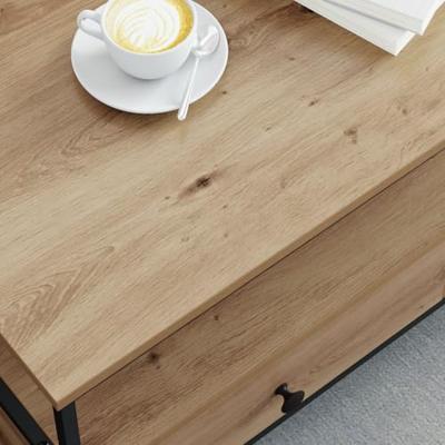 Salontafel with Drawer artisanaal eikenkleurig 100 x 51 x 45 cm