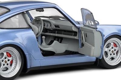 Solido Porsche 911 (964) Turbo 1990 blau 1:18 Auto