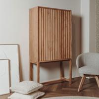 Tower Living Opbergkast 'Crotone' Acaciahout, 180 x 90cm - thumbnail