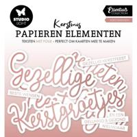 Studio Light • essentials paper elements rosegold kerstwensen - thumbnail