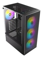ATX Semi-toren doos Antec AX27 RGB Zwart - thumbnail