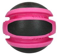 Dog Comets Jupiter - Ø14 cm - Hondenspeelgoed - Hondenbal - Stuiterend - TPR-Rubber - Roze/Zwart - thumbnail