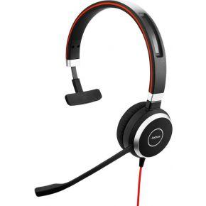 Jabra Evolve 40 UC Mono Headset Hoofdband Zwart