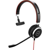 Jabra Evolve 40 UC Mono Headset Hoofdband Zwart - thumbnail