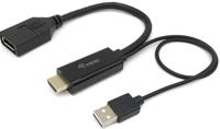 Equip 119039 hdmi to displayport adapter, 0.15 m, hdmi type a (standard) displayport, male, straight - thumbnail
