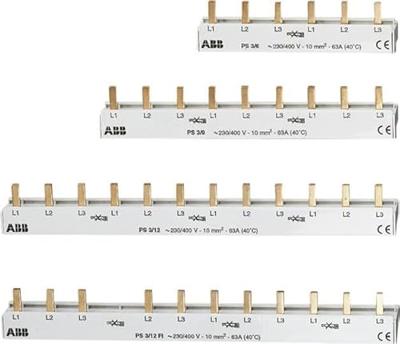 ABB 2CDL030101R1639 Phase busbar 16 mm² 80 A 690 V 1 stuk(s) ABB 2CDL030101R1639 Phase busbar 16 mm² 80 A 690 V 1 stuk(s)