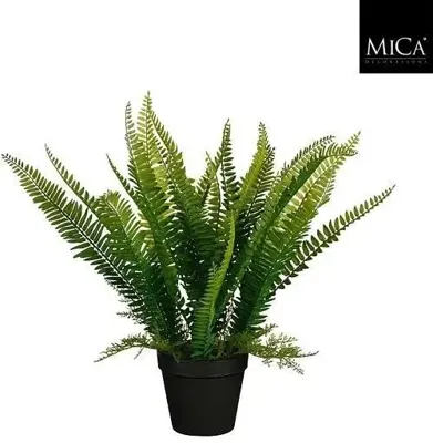 Mica Decorations kunstplant varen 47cm groen