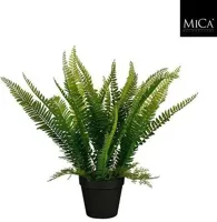 Mica Decorations kunstplant varen 47cm groen - thumbnail