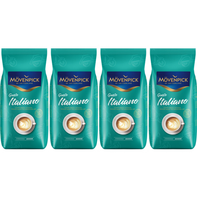 Mövenpick Crema Intensa Gusto Italiano - koffiebonen - 4 x 1 kilo