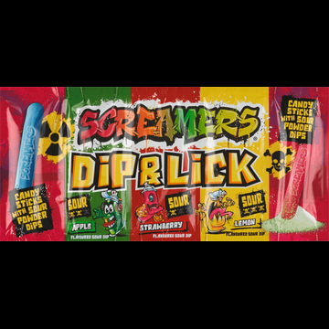 Zed Candy Screamers Dip & Lick Hard Snoep 40 g bij Jumbo