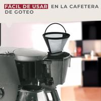 Fackelmann coffee&tea herbruikbaar koffiefilter no. 4 zilver/zwart - thumbnail