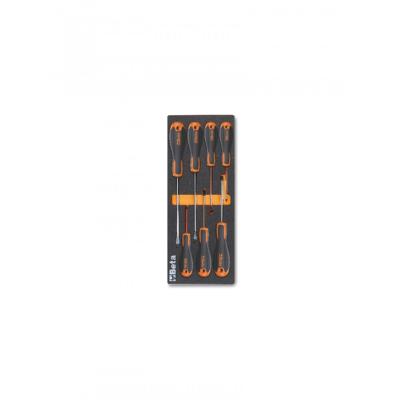 Beta M218 Zachte foam inlegbak met Beta Easy schroevendraaiers met sleuf en Phillips® profiel - 024500218 - 024500218