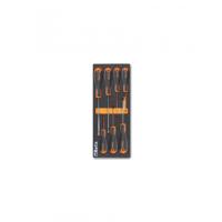 Beta M218 Zachte foam inlegbak met Beta Easy schroevendraaiers met sleuf en Phillips® profiel - 024500218 - 024500218 - thumbnail