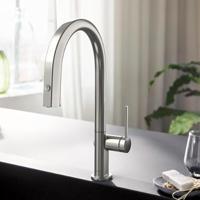 Hansgrohe Aqittura M91 Filter systeem 210, uittrekbare uitloop, starter set, rvs look - thumbnail