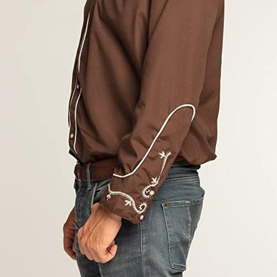 Cowboy blouse Country bruin - thumbnail
