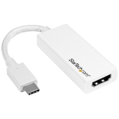 Adapter USB-C naar HDMI Startech CDP2HD4K60W Wit