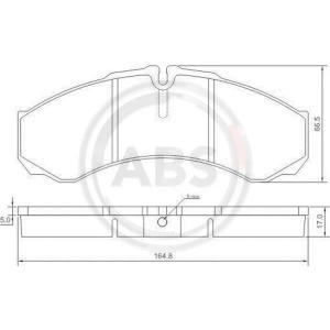 Remblokken set 37299