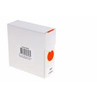 Etiket Rillprint 25mm 500st op rol fluor rood - thumbnail