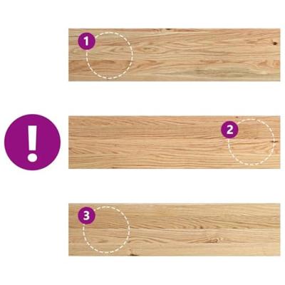 Vensterbanken 2 st onbehandeld 80x20x2 cm massief eikenhout Vensterbanken 2 st onbehandeld 80x20x2 cm massief eikenhout