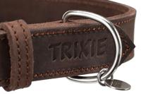 TRIXIE HALSBAND HOND RUSTIC VETLEER DONKERBRUIN 57-66X3 CM - thumbnail
