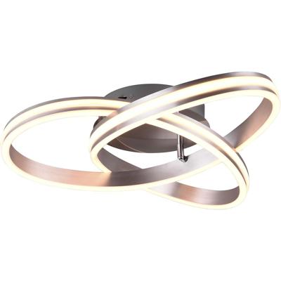 LED Plafondlamp 58W - Dimbaar & Kleur Aanpasbaar - Mat Nikkel