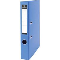 Pergamy ordner, voor ft A4, uit PP en papier, zonder beschermrand, rug van 5 cm, lichtblauw - thumbnail