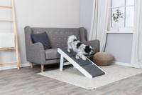 TRIXIE LOOPPLANK MET UITKLAPBARE TREDEN MDF WIT 44X106X46 CM - thumbnail
