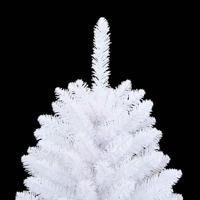 VidaXL Kunstkerstboom wit 68 x 68 x 120 cm pvc en metaal - thumbnail