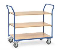 Fetra Hauptartikel 1802 Tafelwagen Staal Poedercoating Laadvermogen (max.): 200 kg Stralend blauw (RAL 5007) - thumbnail