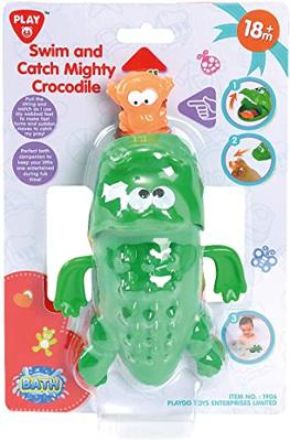 Playgo badspeelgoed zwem en vang krokodil - 2dlg. Playgo badspeelgoed zwem en vang krokodil - 2dlg.