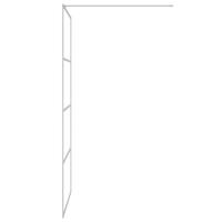 Inloopdouchewand 100x195 cm transparant ESG-glas zilverkleurig - thumbnail