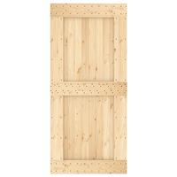 VidaXL Deur narvik 95x210 cm massief grenenhout - thumbnail