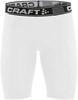 Craft 1906858 Pro Control Compression Short Tights Unisex - White - XXL - thumbnail