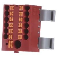 Phoenix Contact 3273224 Verdeelblok 40.6 mm Spanveer Rood 8 stuk(s)