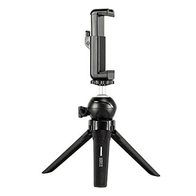 Sirui 3T-05PH ministatief met kogelkop en telefoonklem en afstandsbediening, zwart