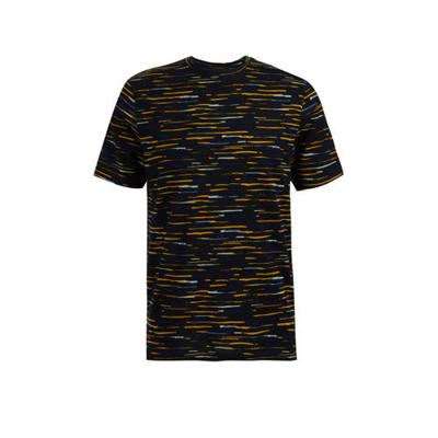 WE Fashion slim fit T-shirt met all over print heavy blue WE Fashion slim fit T-shirt met all over print heavy blue