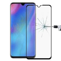 9u 9D volledig scherm getemperd glas screen protector voor Huawei P30 (zwart) - thumbnail