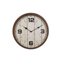 Wandklok metaal 'buiten' dia 39x8,5cm - thumbnail