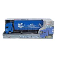 Kids Globe man vrachtwagen met oplegger, 30cm - thumbnail