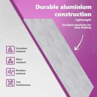 VidaXL Trap tread vierkant 2 pcs zilver 40 x 40 cm aluminium - thumbnail