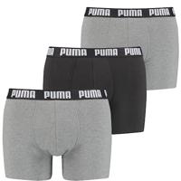 3-pak Heren Boxershort Everyday - Katoenen heren onderbroeken - Zwart - Grijs- Donkerblauw - thumbnail