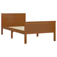 Bedframe massief grenenhout honingbruin 100x200 cm - thumbnail