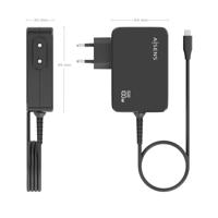 CARGADOR AISENS GAN 100W PD3.0 1XUSB-C 1.8M NEGRO - thumbnail