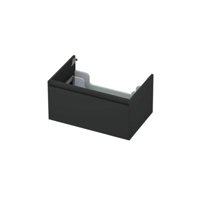 INK - Onderkast 1 Lade Greeploos Gelakt 45gr - 700x450x350 Mm - Mat Antraciet